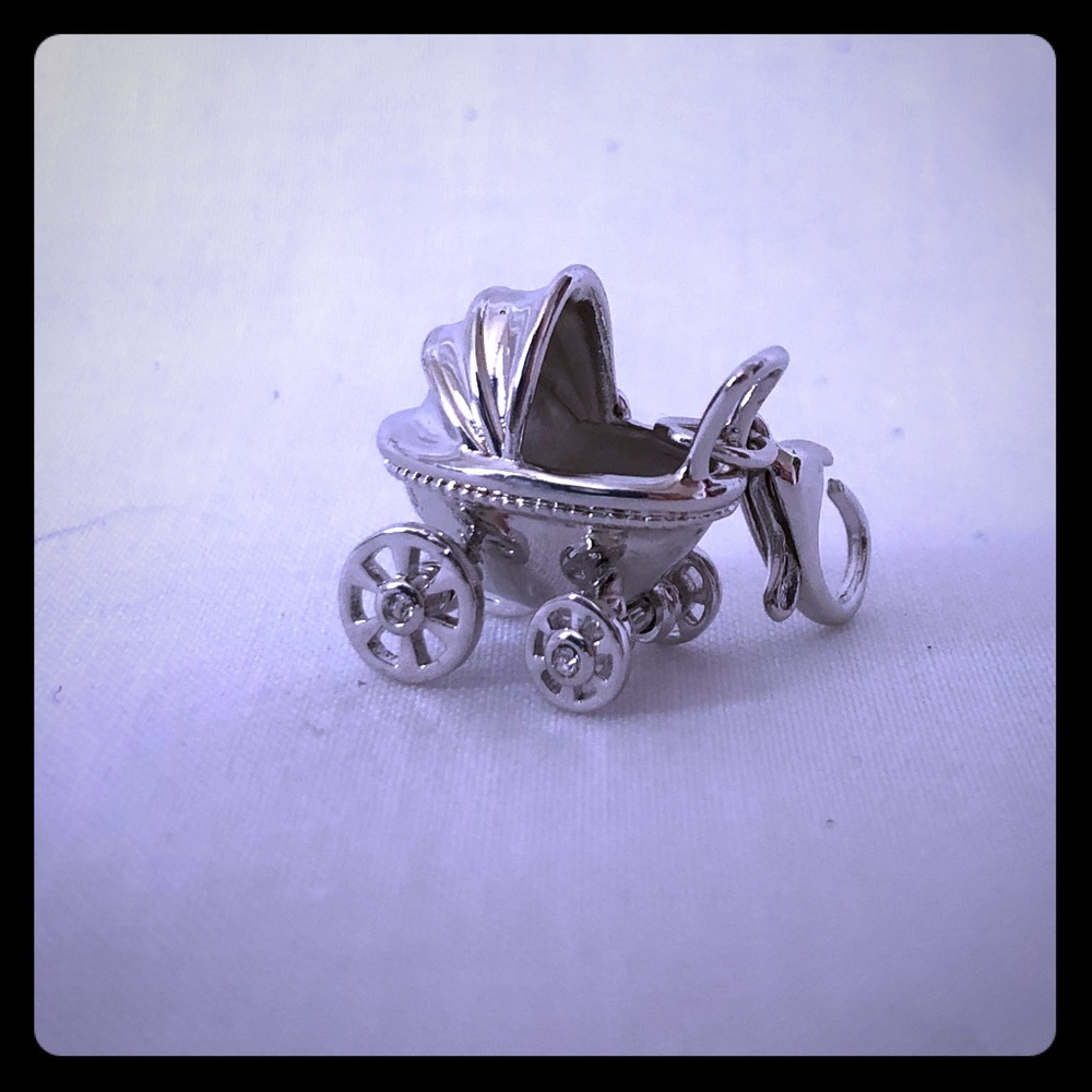 Origami Owl  dangle baby carriage